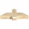 Ekena Millwork Eugene Rough Sawn Timber Gable Bracket, Douglas Fir, 36"W x 13"H x 6"D x 6"F, 9/12 Pitch GBW036X13X0606EUG00RDF - alternate 3